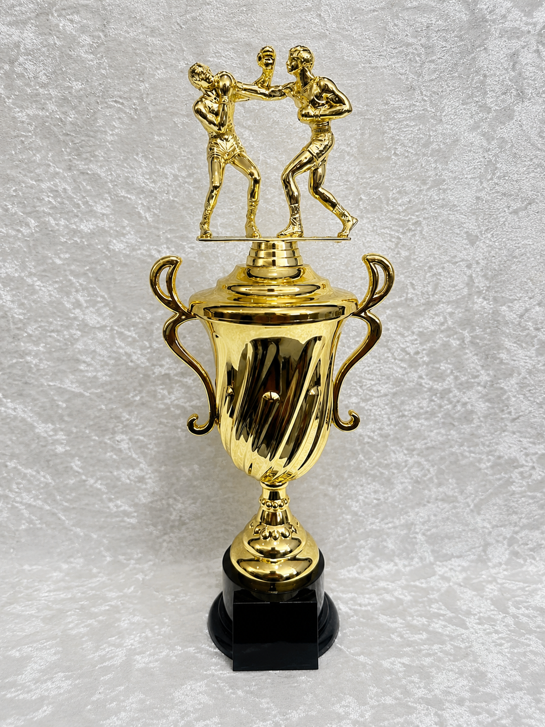 Trofeo Copa de Boxeo con Dos Peleadores