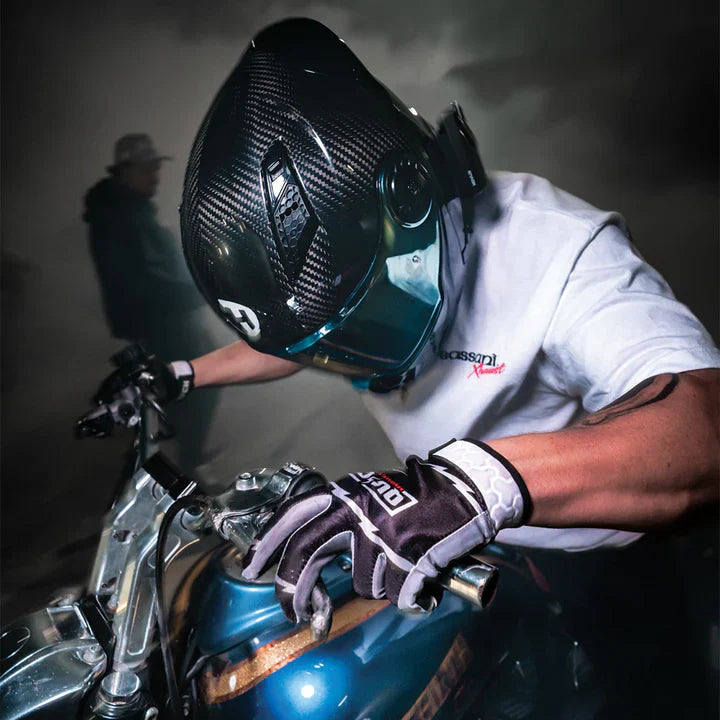 Casco Modular Daytona C6 D.O.T. y ECE en Fibra de Carbono con Doble Visor