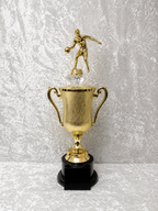 Trofeo de Baloncesto con Copa Dorada y Opciones de Diamante