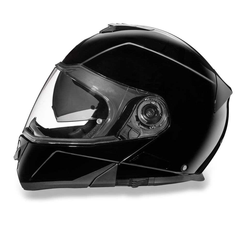 Casco Modular Daytona Glide D.O.T. con Doble Visor – Negro Brillante