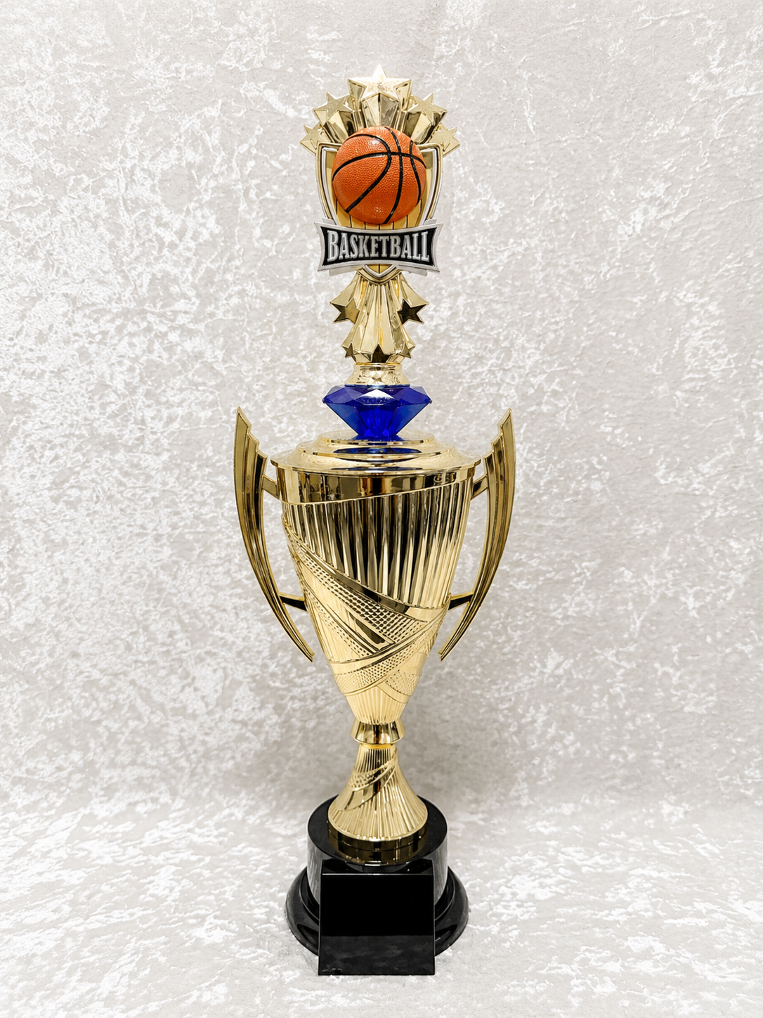 Trofeo Copa de Baloncesto con Diamante Decorativo