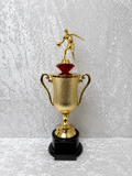 Trofeo de Baloncesto con Copa Dorada y Opciones de Diamante