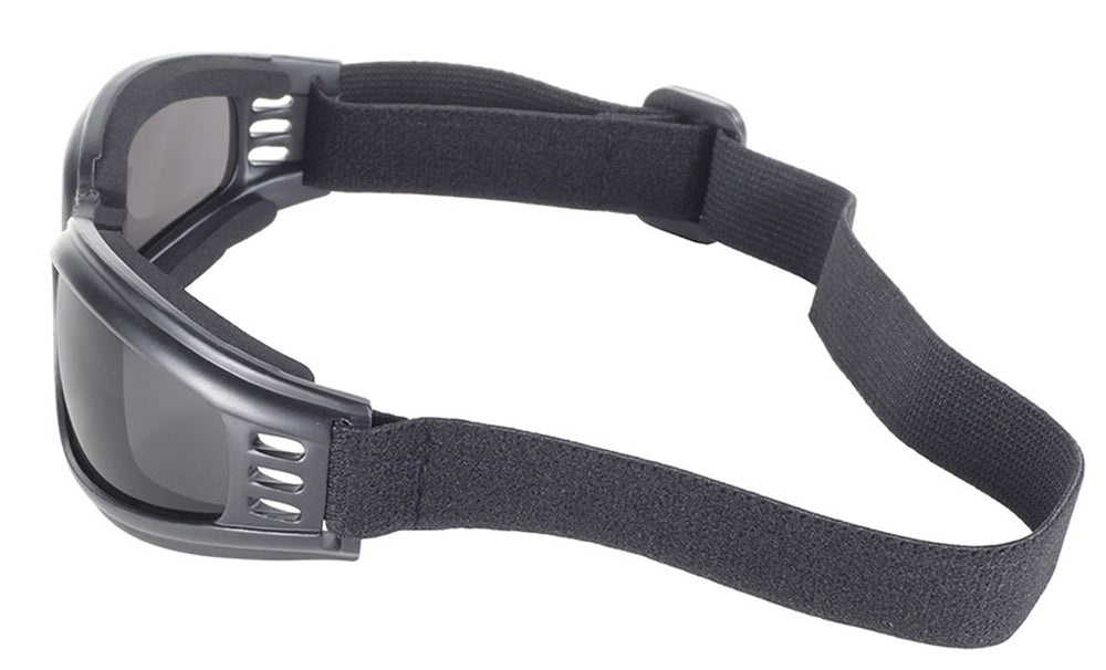 Gafas Plegables Nomad para Motociclista – Marco Negro y Lentes Ahumados