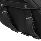 Alforja para Motocicleta – Negra con Dos Correas y Sistema Desmontable