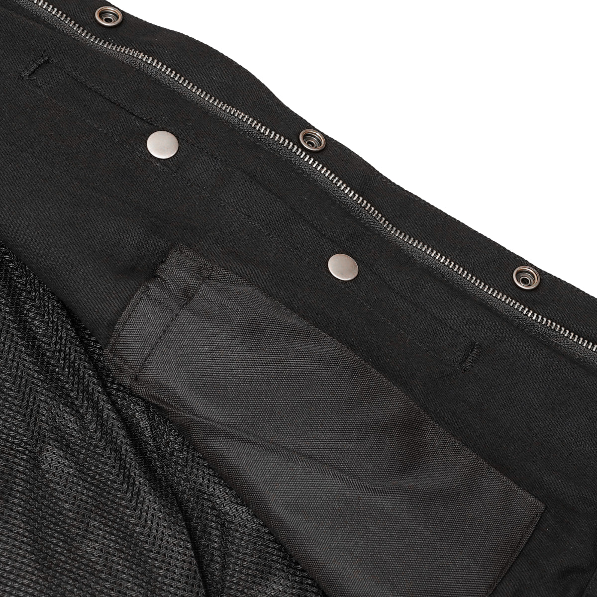 Chaleco de Mezclilla Shocker para Hombre – Negro para Motociclista