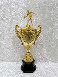 Trofeo de Baloncesto con Copa Dorada