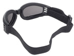 Gafas Plegables Nomad para Motociclista – Marco Negro y Lentes Ahumados