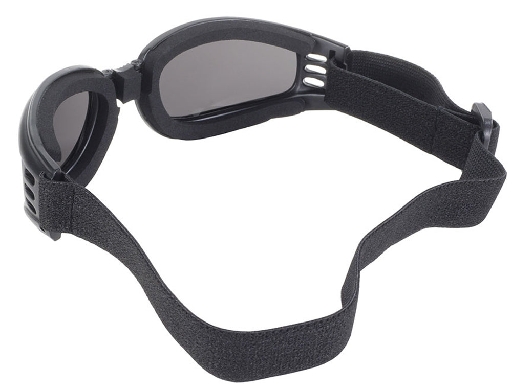 Gafas Plegables Nomad para Motociclista – Marco Negro y Lentes Ahumados