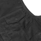 Chaleco de Mezclilla Negro para Motociclista Axel – Hombre