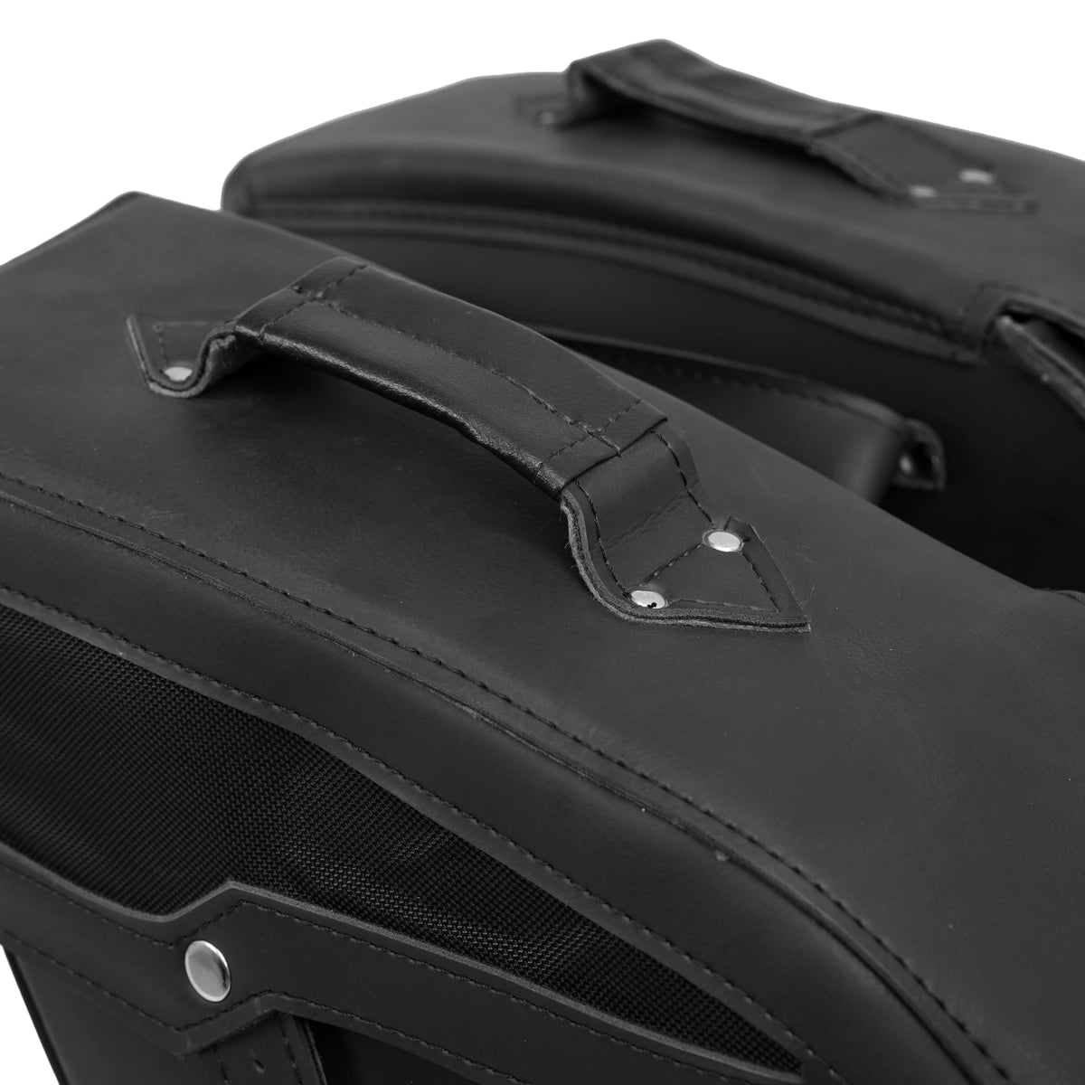 Alforja para Motocicleta – Negra con Dos Correas y Sistema Desmontable