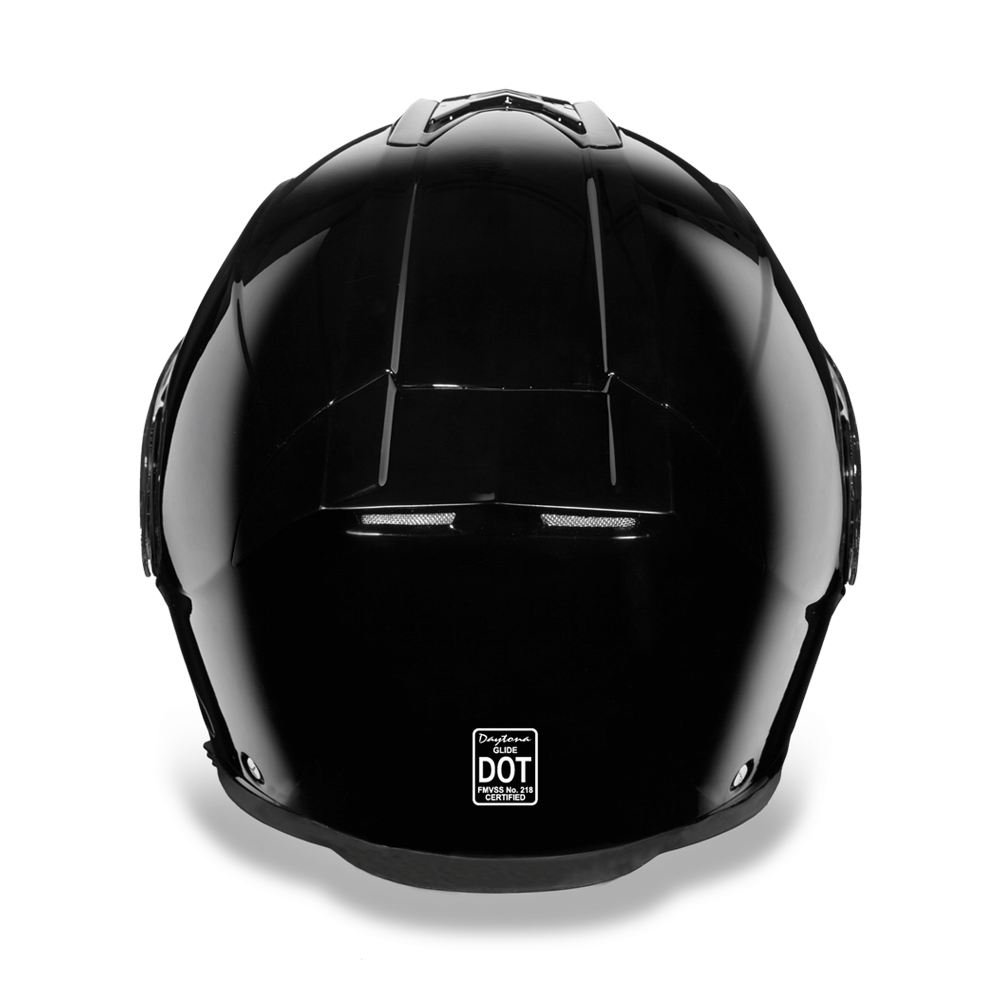 Casco Modular Daytona Glide D.O.T. con Doble Visor – Negro Brillante