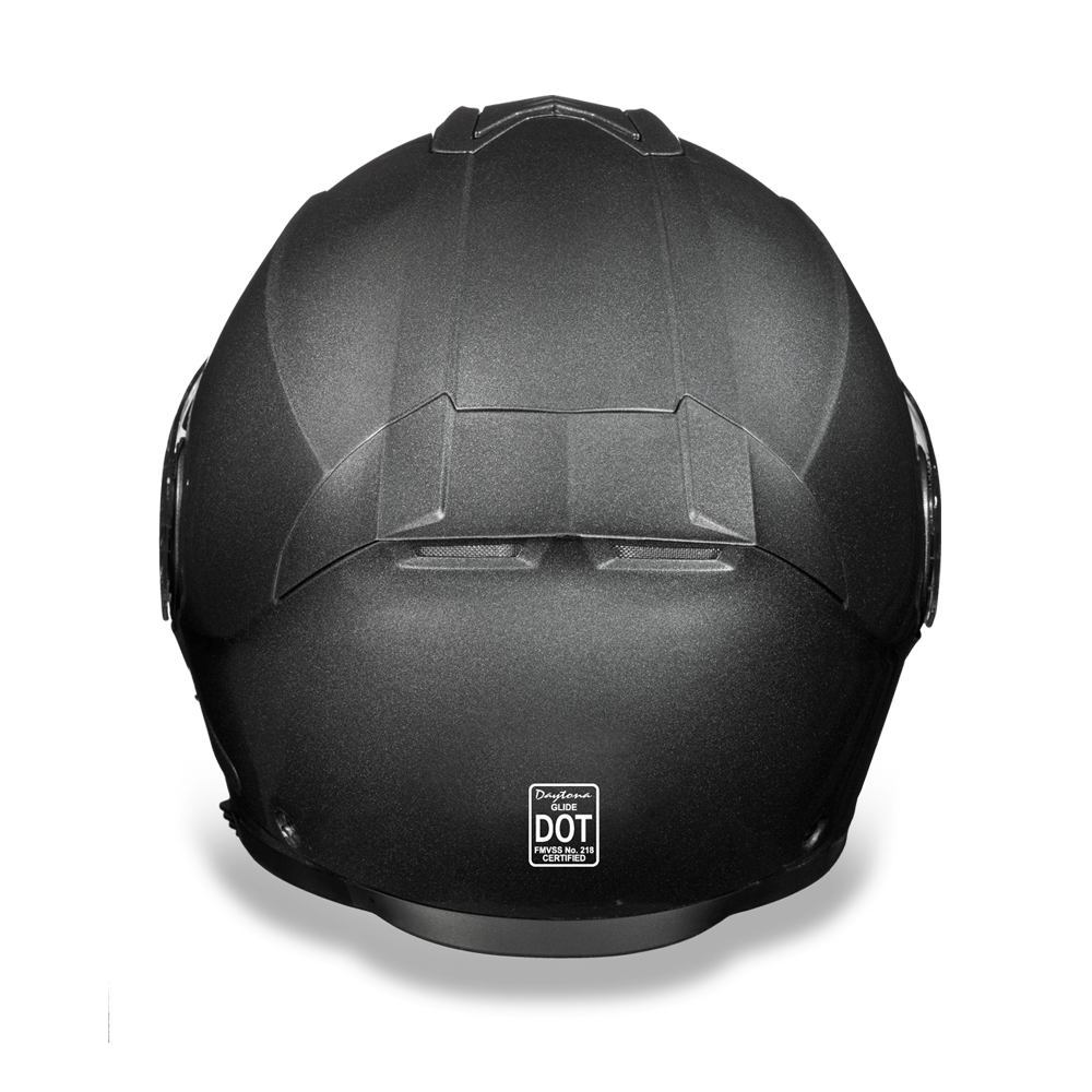Casco Modular Daytona Glide D.O.T. con Doble Visor – Gris Metálico Gun Metal