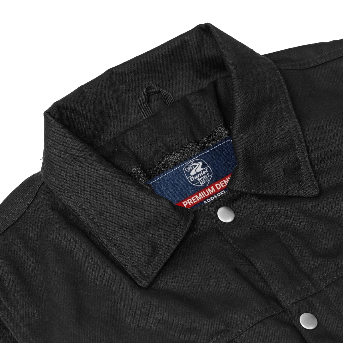 Chaleco de Mezclilla Shocker para Hombre – Negro para Motociclista