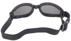 Gafas Plegables Nomad para Motociclista – Marco Negro y Lentes Ahumados
