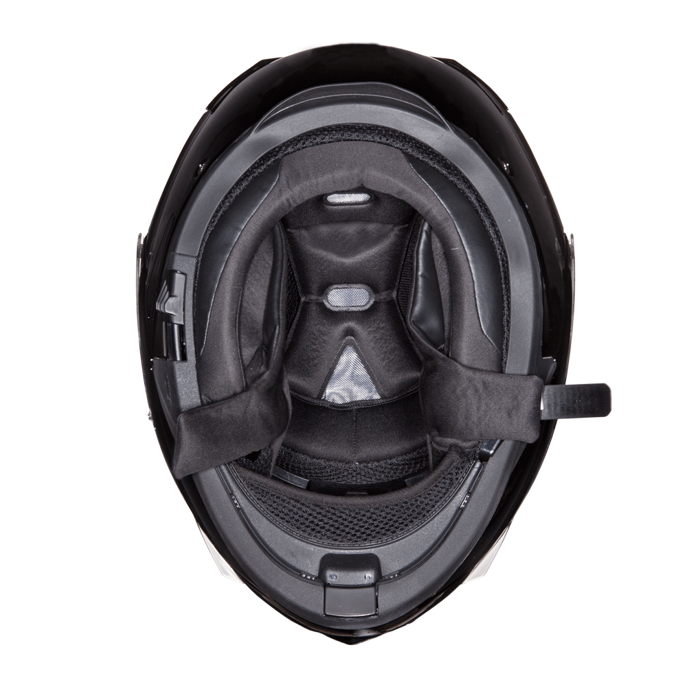 Casco Modular Daytona Glide D.O.T. con Doble Visor – Negro Brillante