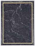 Black Marble Gold Accent Plaques