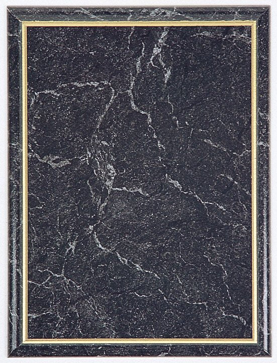 Black Marble Gold Accent Plaques