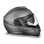 Casco Modular Daytona Glide D.O.T. con Doble Visor – Gris Metálico Gun Metal