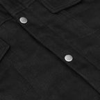 Chaleco de Mezclilla Shocker para Hombre – Negro para Motociclista