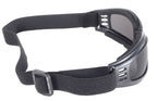 Gafas Plegables Nomad para Motociclista – Marco Negro y Lentes Ahumados