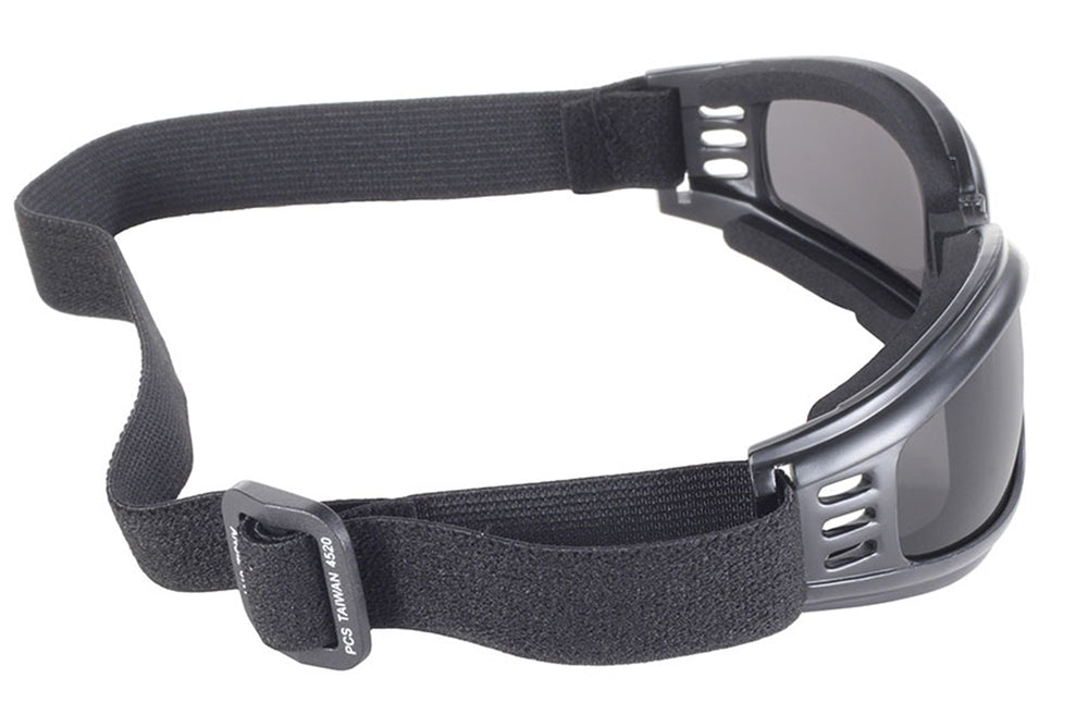 Gafas Plegables Nomad para Motociclista – Marco Negro y Lentes Ahumados