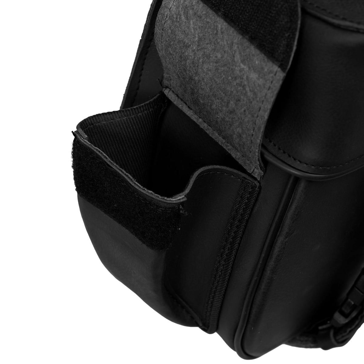 Alforja para Motocicleta – Negra con Dos Correas y Sistema Desmontable
