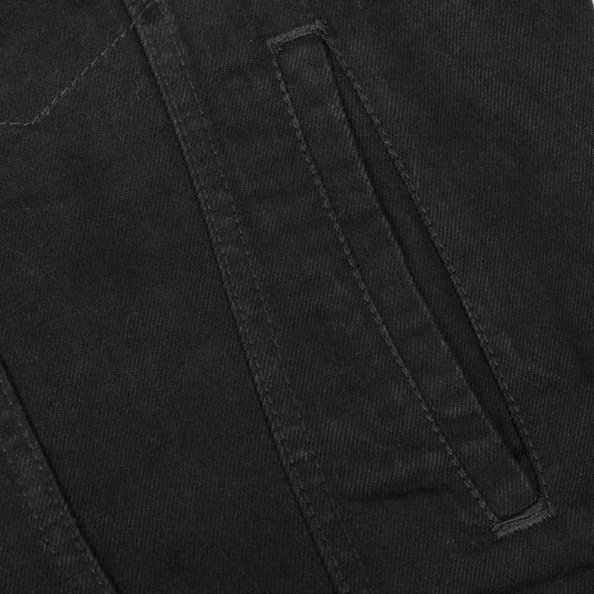 Chaleco de Mezclilla Shocker para Hombre – Negro para Motociclista