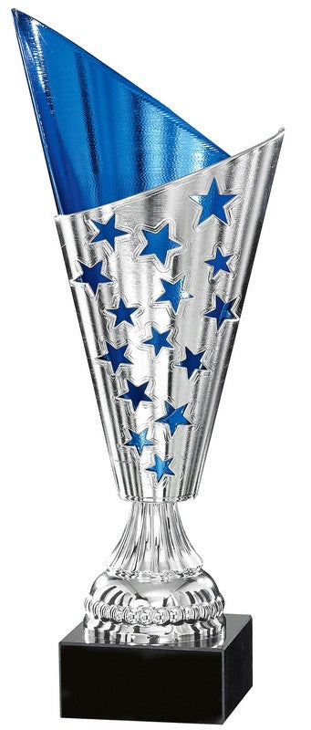 Silver & Blue Star Cup Trophy