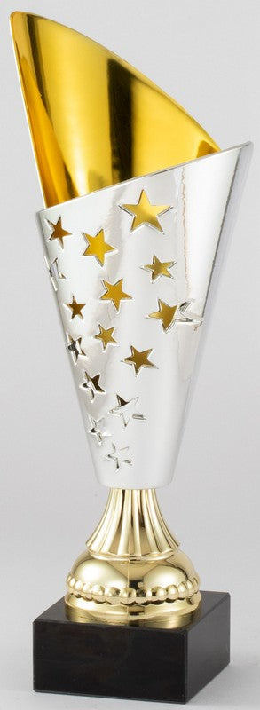 Silver & Gold Star Cup Trophy