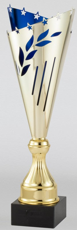 Gold & Blue Laurel Cup Trophy