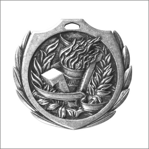 Burst Victory Medal 2¼" – Gold, Silver & Bronze Award Medal