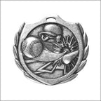 Burst Baseball Medal 2¼" – Gold, Silver & Bronze Award Medal