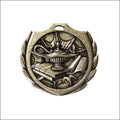 Burst Lamp of Knowledge Medal 2¼" – Gold, Silver & Bronze Academic Award