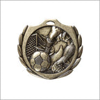 Burst Soccer Medal 2¼" – Gold, Silver & Bronze Award Medal