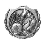 Burst Soccer Medal 2¼" – Gold, Silver & Bronze Award Medal