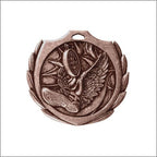 Burst Track & Field Medal 2¼" – Gold, Silver & Bronze Award Medal