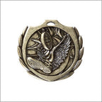 Burst Track & Field Medal 2¼" – Gold, Silver & Bronze Award Medal