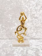 Trofeo de Baloncesto con Jugador y Estrella para Premios de 1er, 2do y 3er Lugar