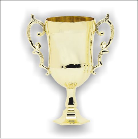 European Style Gold Trophy Cup