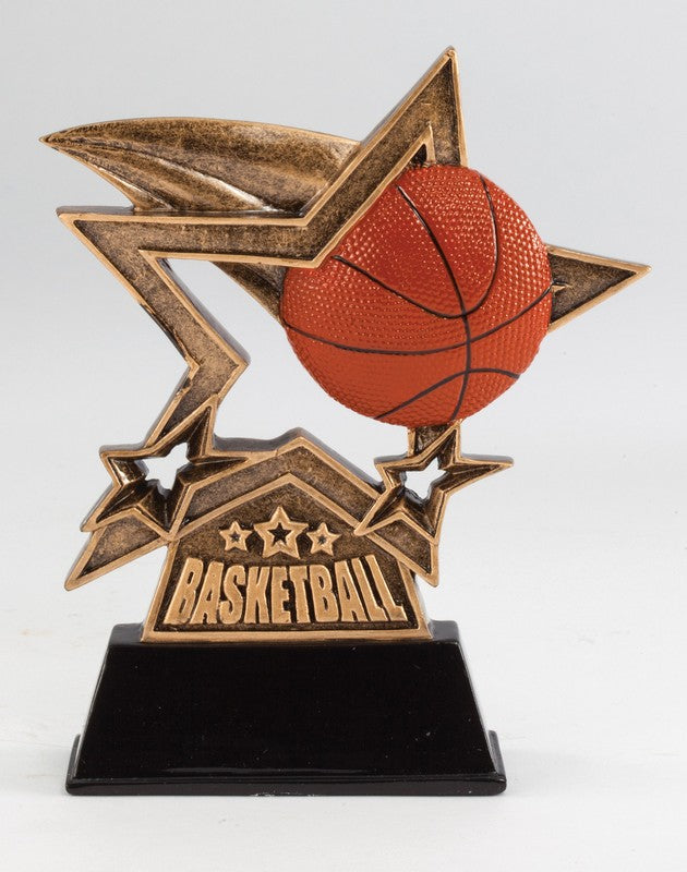 Resin Basketball Figure Trophy – 6"