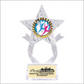 Clear Star Stand Award – Acrylic Star Trophy