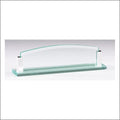 Glass Name Holder – 10" x 2½" x 2" Desk Nameplate Display