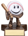Little Buddy Baseball Trophy – 4" Resin Award