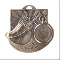 Track & Field Diecast Medal 2" – Gold, Silver & Bronze Award Medal
