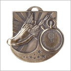 Track & Field Diecast Medal 2" – Gold, Silver & Bronze Award Medal