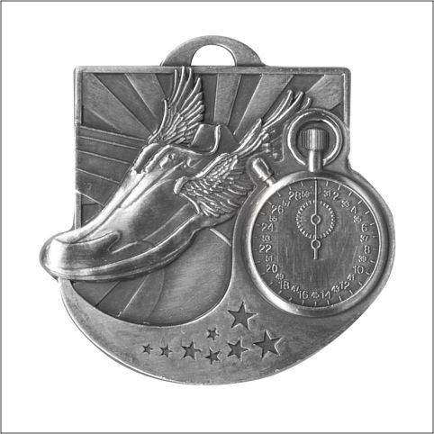 Track & Field Diecast Medal 2" – Gold, Silver & Bronze Award Medal
