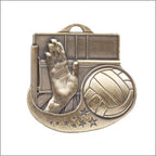 Volleyball Medal – Antique Finish (2")