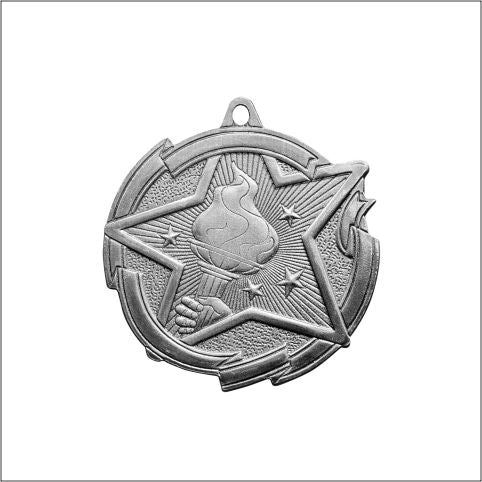 Victory Star Medal 2⅜" – Gold, Silver & Bronze Award Medal