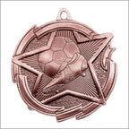 Star Soccer Medal 2⅜" – Gold, Silver & Bronze Award Medal