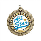 2" Insert Holder Medal – Gold, Silver & Bronze Award Medal